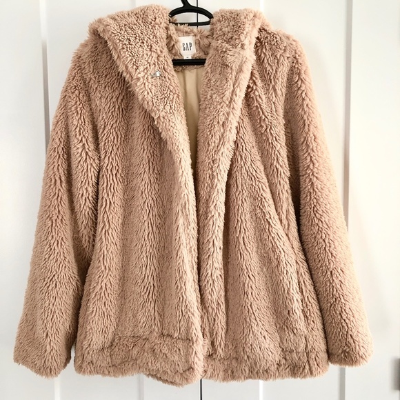 GAP Jackets & Blazers - GAP, Teddy Jacket, Womens Jacket, Hooded, Coat, Size Small, Nice Condition